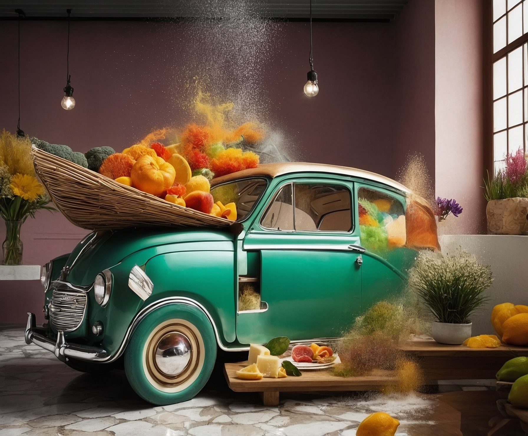 Coche pulido y limpio para nuevas aventuras